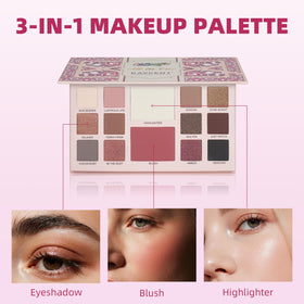 KAVCENT lipgloss and lipstick palette with hydrating color and shine