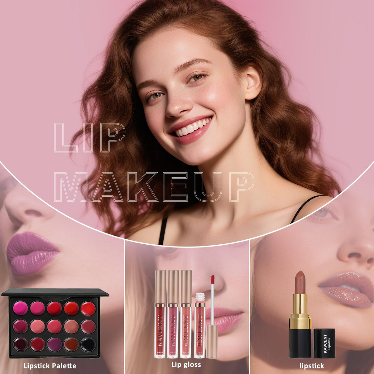 Kavcent makeup brush set for precise application and blending.