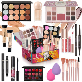 KAVCENT 14-color makeup palette for versatile day-to-night looks