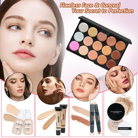 KAVCENT makeup set contour stick and powder for subtle sculpting