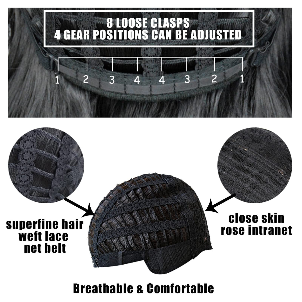 Kavsni daily-wear wig ideal for weddings and parties.