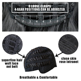 Kavsni daily-wear wig ideal for weddings and parties.