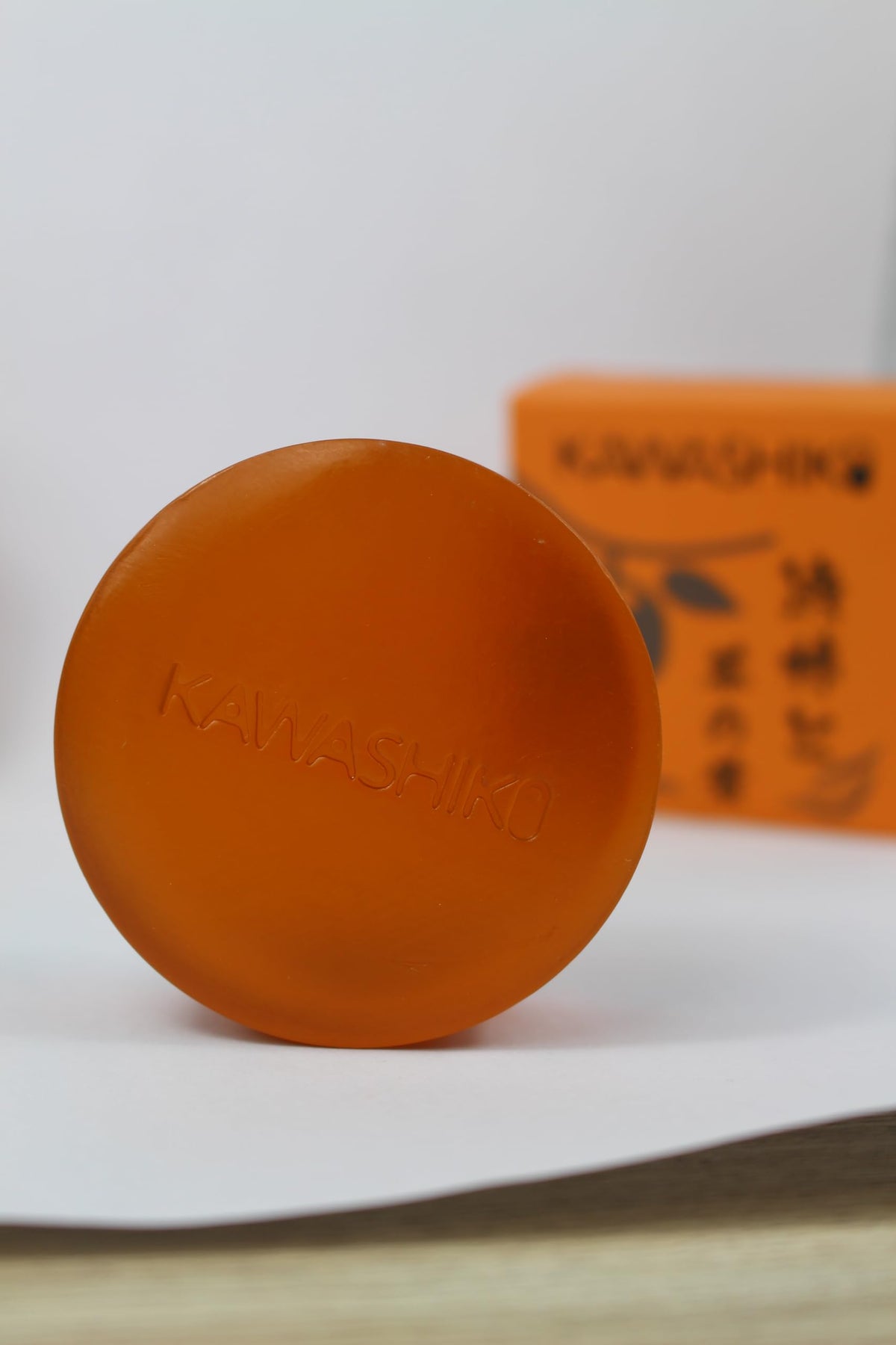 Made in Japan craftsmanship of KAWASHIKI Persimmon Green Tea soap