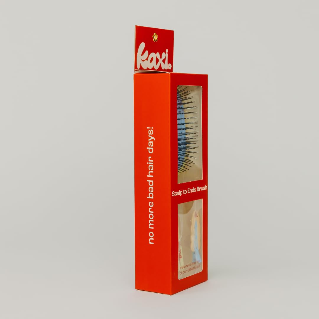 Kaxi brush displayed on a tidy vanity for everyday use.