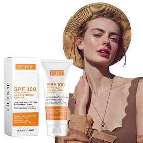 KAXIMIGEFU sunscreen texture swatch demonstrates light, non-greasy feel.