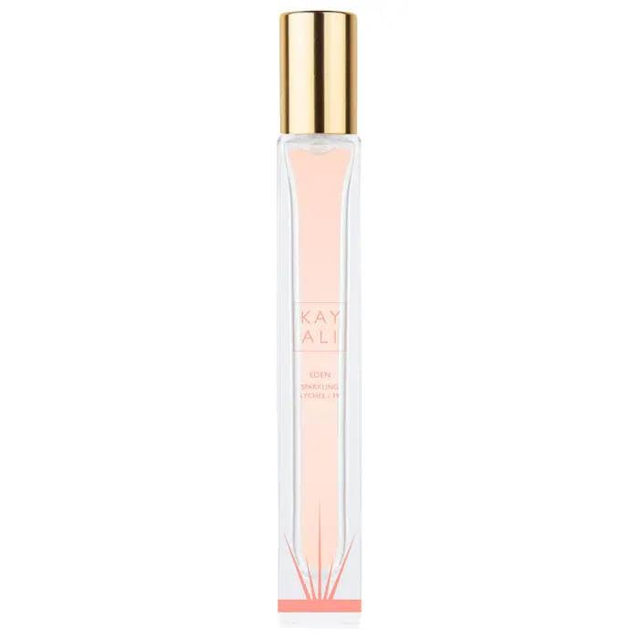 Kayali Eden Sparkling Lychee 39 travel spray for on-the-go fragrance and mood lift