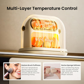 KAYUSO 3-in-1 dryer with lid open for easy access and visibility