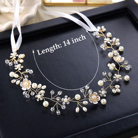 KAYZON flower girl headpiece, charming accessory for weddings and celebrations.