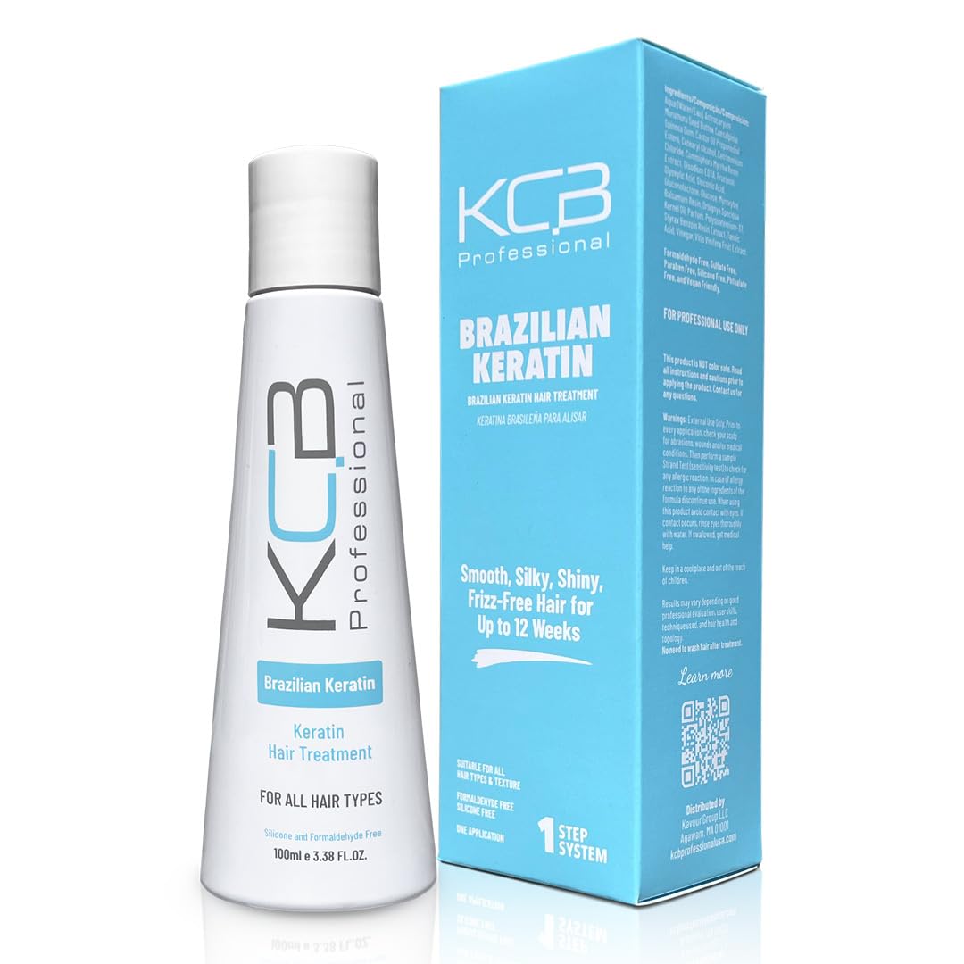 KCB Professional Brazilian Keratin kit packaging for at-home use.