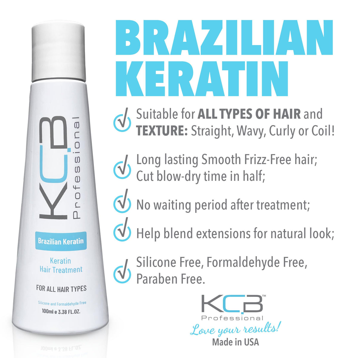 KCB Keratin vegan-friendly cruelty-free product label.