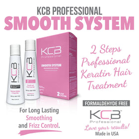 KCB Professional Smooth System finished hair with smooth, frizz-free shine