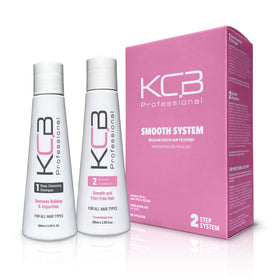 KCB Professional Smooth System kit and bottle for at-home salon smoothing
