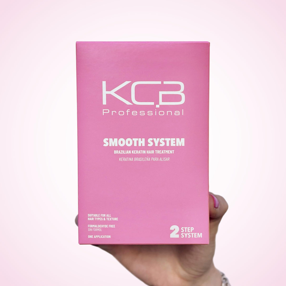 KCB Professional Smooth System protein-enriched formula supports hair resilience