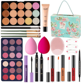 kcsciv all-in-one makeup kit teens eyeshadow palette, a versatile color collection for practice
