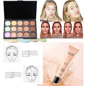kcsciv all-in-one makeup kit teens lip gloss, subtle shine for everyday looks