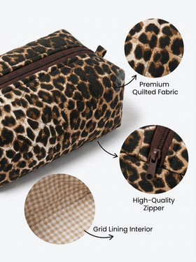 KCWVSIE leopard floral travel case for Shark Flexstyle securely holds styling gear