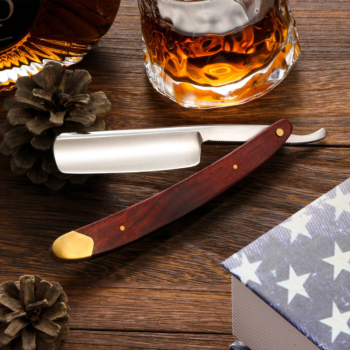 KDIMSY leather strop for razor aids longer edge and smoother shaves.