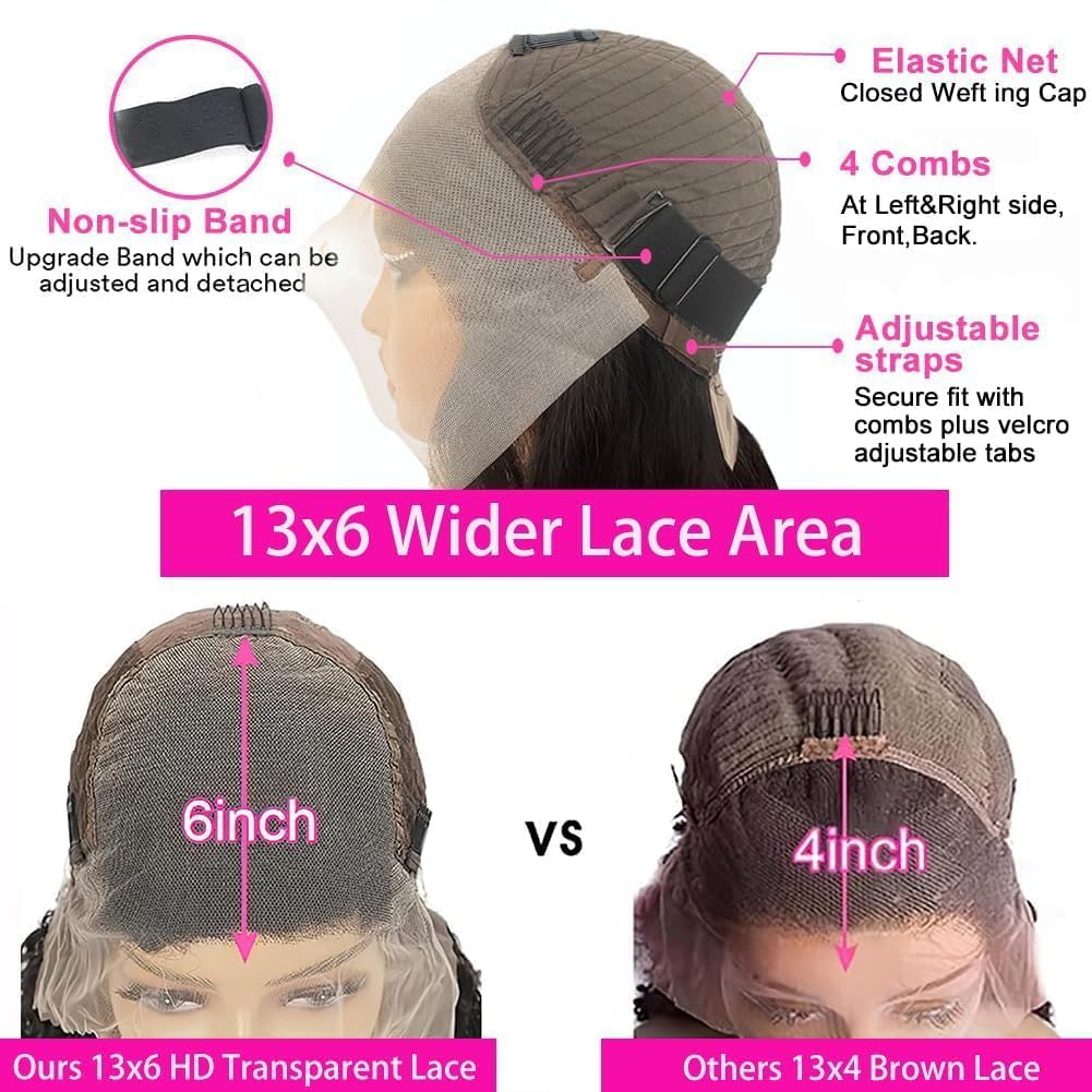 Kdmidun 13x6 ear-to-ear lace front cap for secure fit