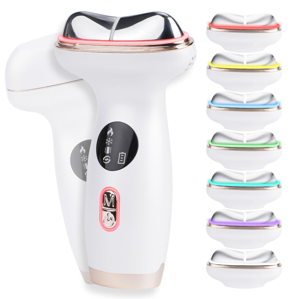 Kdune microcurrent facial device, front view for smoother look.