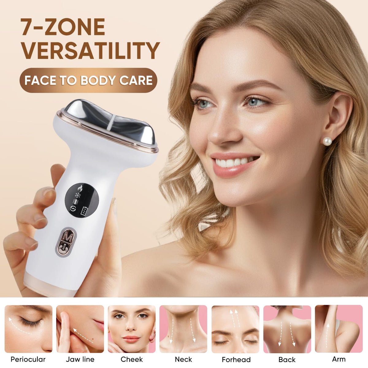 Kdune sonic vibration feature enhances serum penetration.