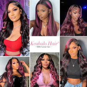 KeaBalo natural hairline wig with baby hairs for restyling options