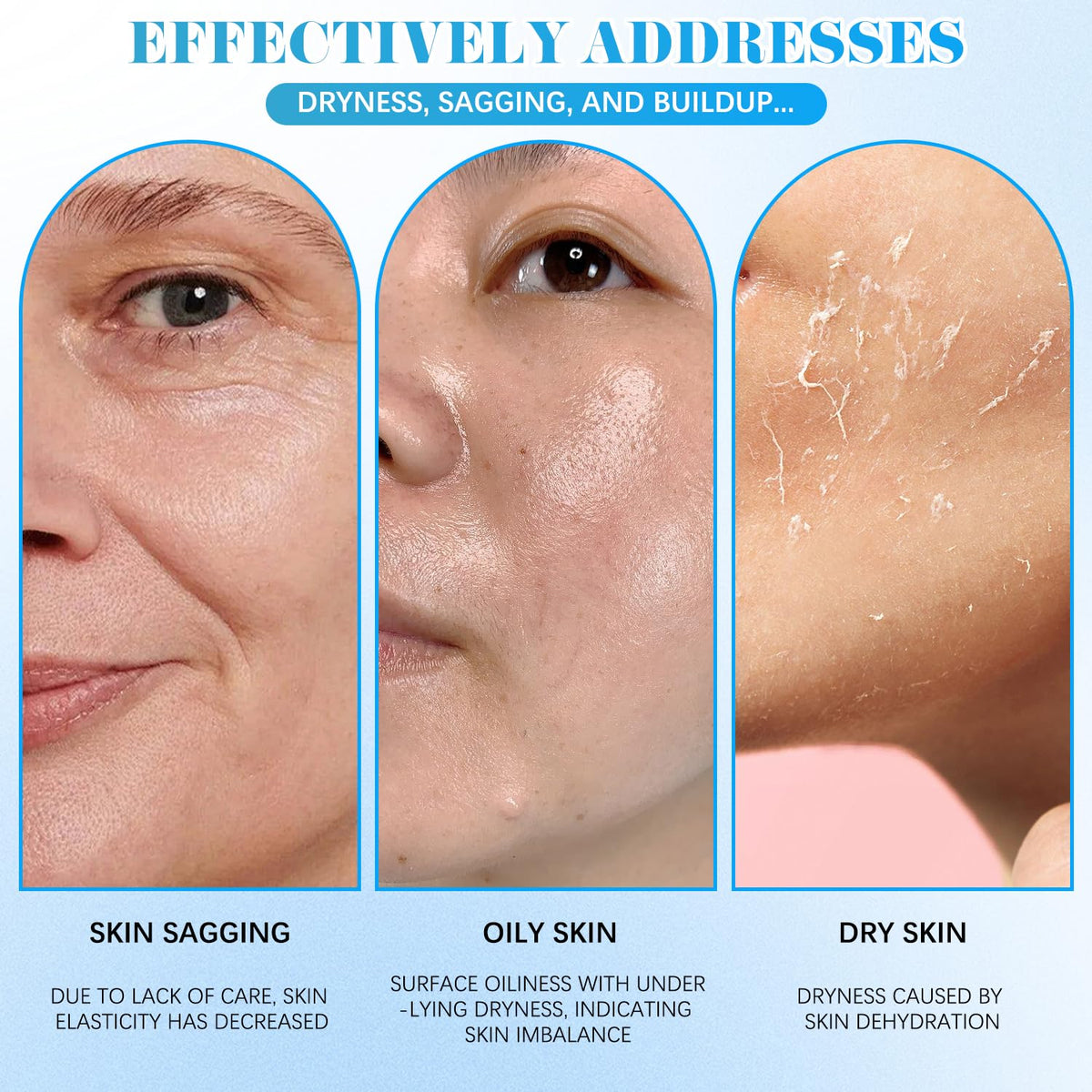 KEBEGE Peptides and collagen feature supports nourishing care for visible skin improvement.