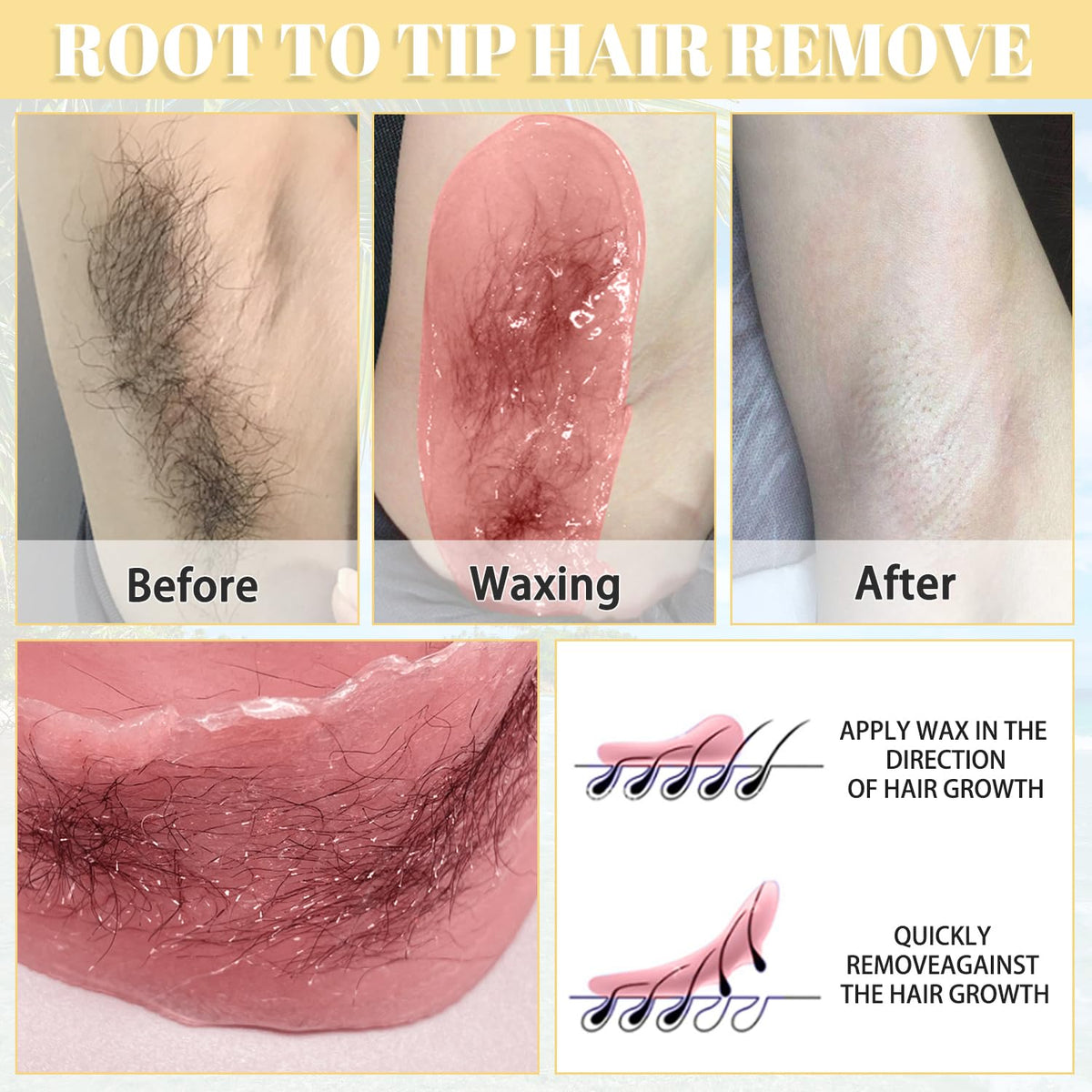 Keethem Wax Beads applicator set enables precise application with minimal discomfort