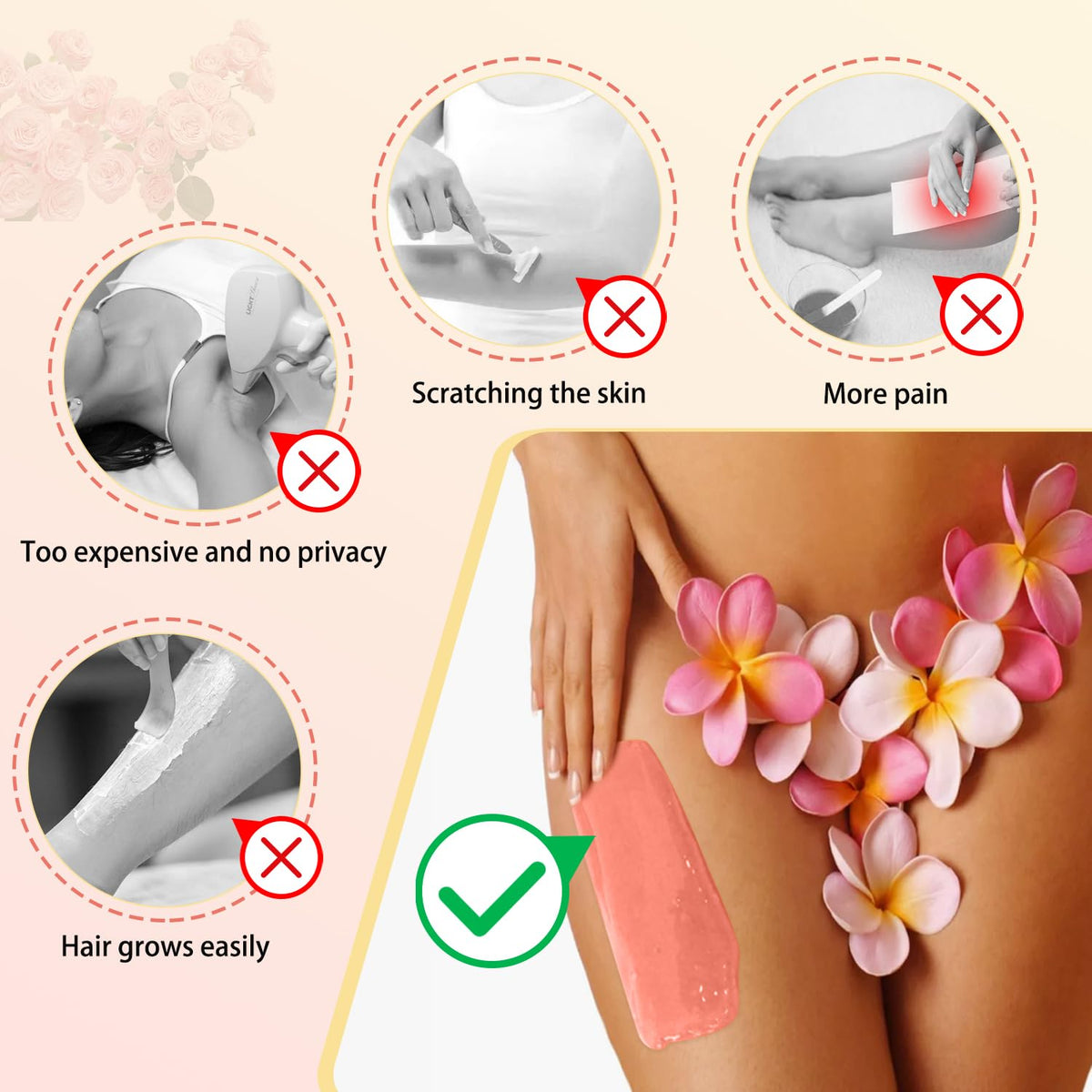 Keethem Wax Beads ideal for Brazilian bikini use with sensitive skin
