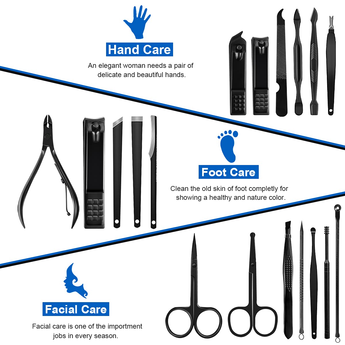 Keiby Citom facial and hand care tools for at-home grooming.
