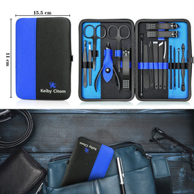 Keiby Citom travel grooming kit with 18 pieces for on-the-go care.