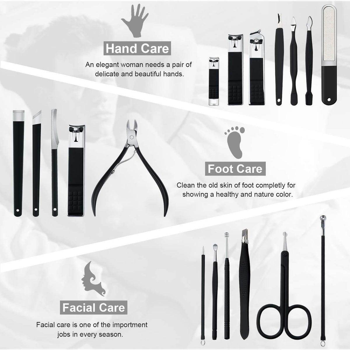 Keiby Citom black steel tools closeup highlights rust resistance and durability.