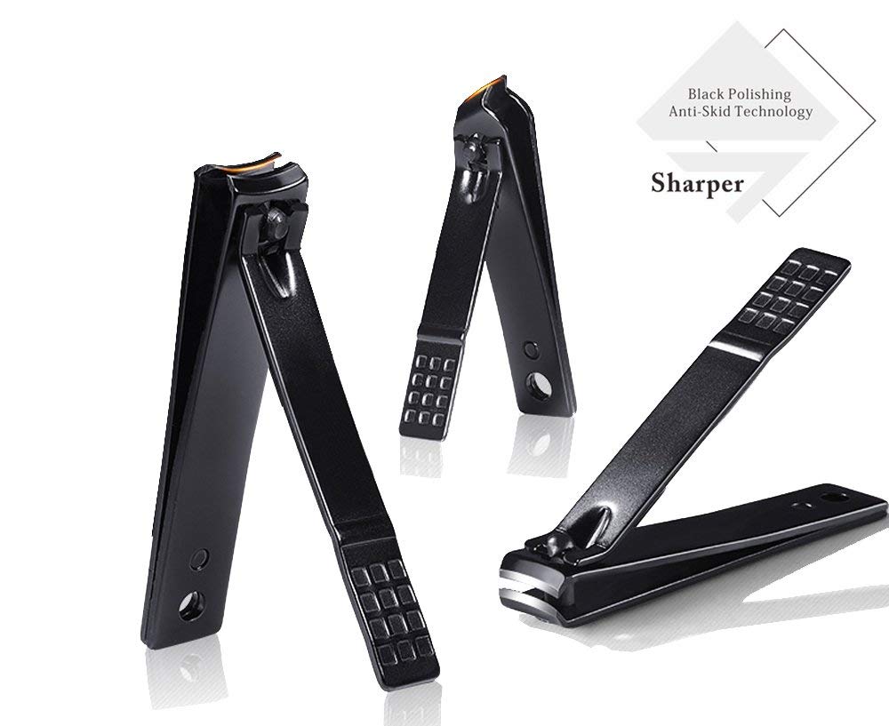 Keiby Citom black nail scissors offering smooth, clean cuts