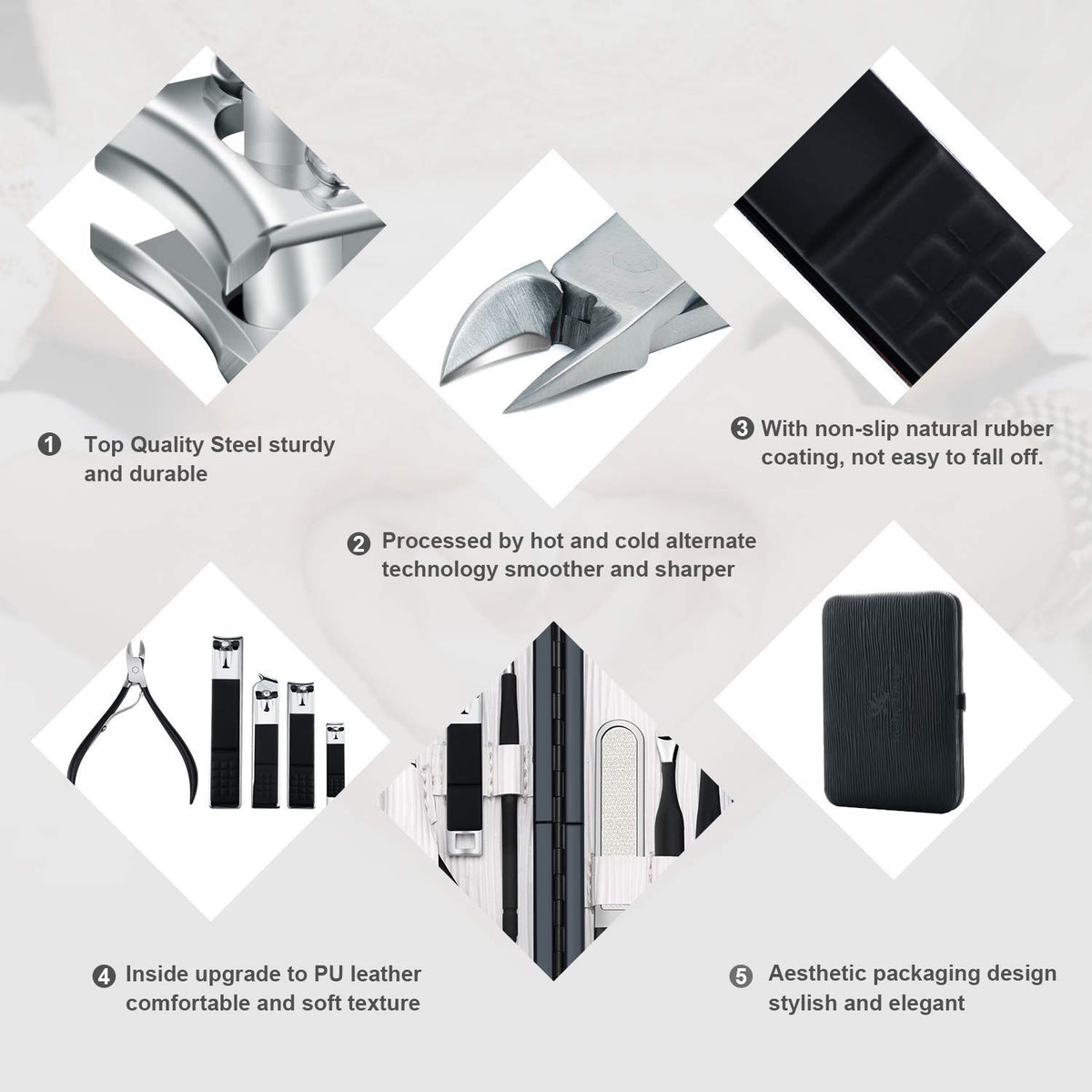 Keiby Citom black steel tools show rust resistance and extreme hardness.