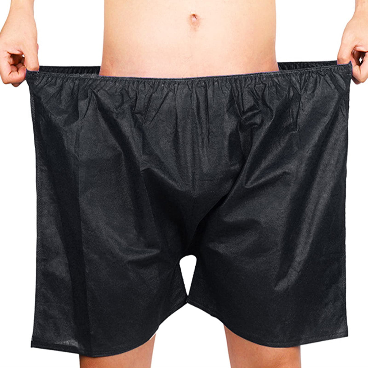 Kekafu disposable shorts in non-woven fabric, soft and breathable for all skin types.