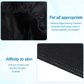 Kekafu opaque black design provides privacy during spa or salon services.