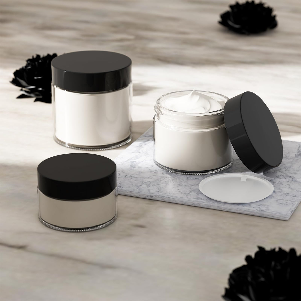 Keketin jar with white inner liners for a tight, leak-proof seal.