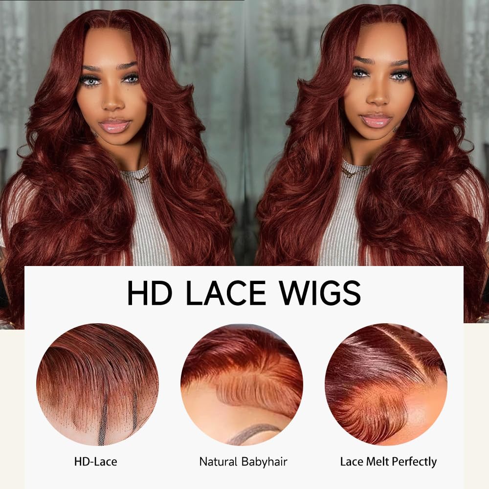 KEKEYY 28 inch wig hairline detail with pre-plucked realism