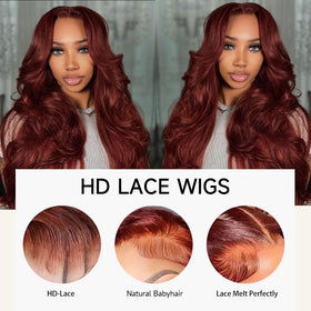 KEKEYY 28 inch wig hairline detail with pre-plucked realism