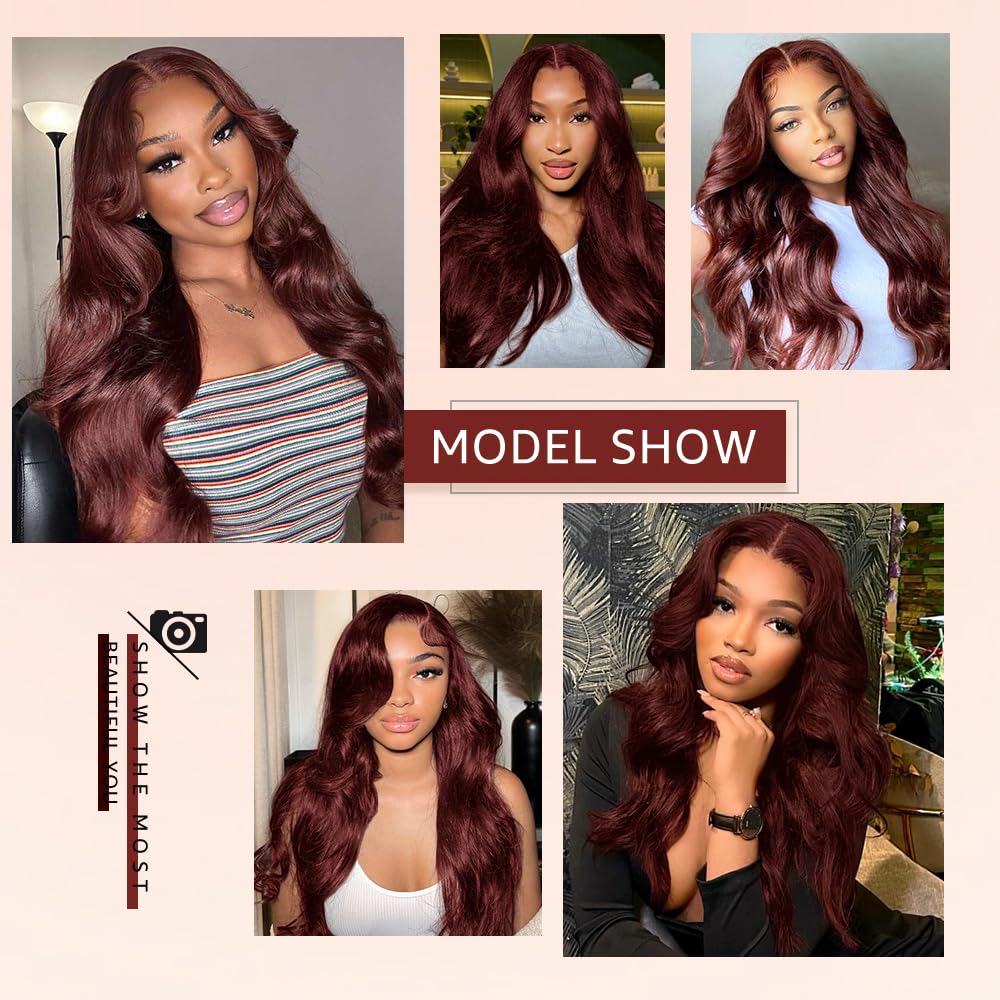 KEKEYY 28 inch wig pre-plucked hairline enables easy parting