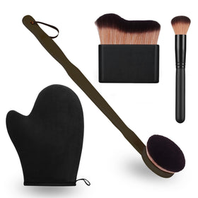 KELILO 4-in-1 self-tanning mitt kit for even body coverage.