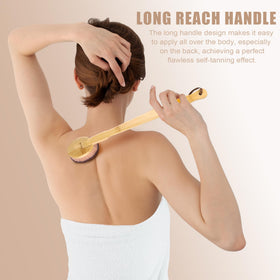 Kelilo back-applicator long handle reaches hard-to-reach areas.
