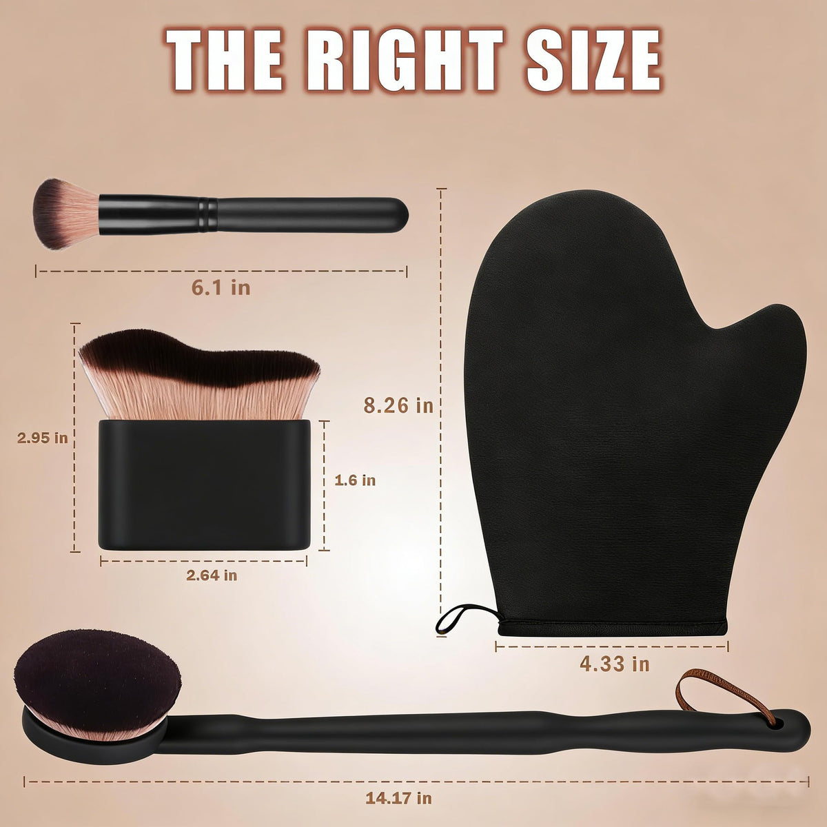 KELILO bamboo handle back applicator is durable and easy to clean.