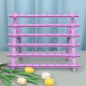 Side view of Kelukeya Braid Rack highlighting compact, portable design