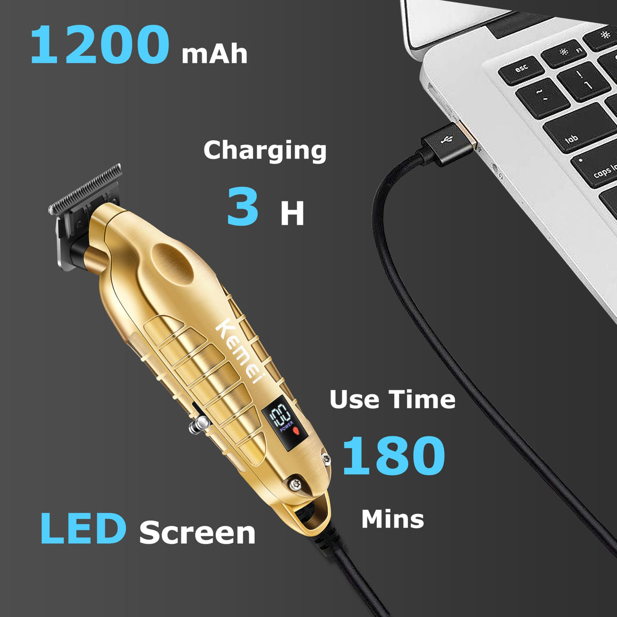 KEMEI 2293 accessories included help maintain peak performance.