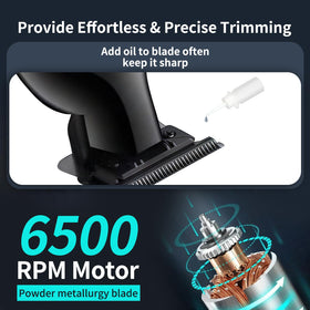 KEMEI 2299 in action delivering precise DIY haircuts.
