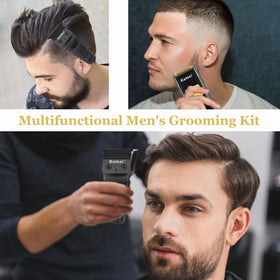 Barber cape included for mess-free grooming sessions