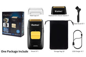 KEMEI Foil Shaver ideal for bald head shaving with smooth results