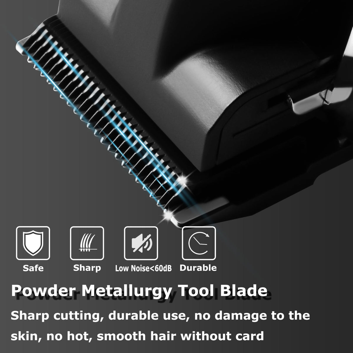 KEMEI trimmer 2299 detail illustrating precise edging capability