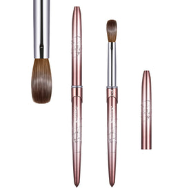 KEMEISI acrylic nail brush size 12 with oval head for precise application