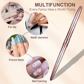 KEMEISI oval brush head with flat tube design for even powder coverage
